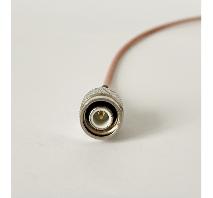 Пигтейл TNC-Male - QMA-Female ВЧ кабель переходник RG316 длинна 30 см