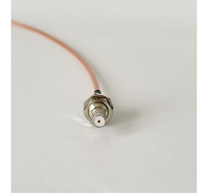 Пигтейл TNC-Male - QMA-Female ВЧ кабель переходник RG316 длинна 30 см