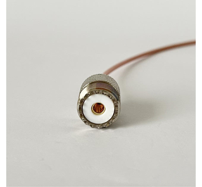 Пигтейл TNC-Male - UHF-Female ВЧ кабель переходник RG316 длинна 30 см