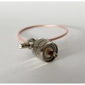 Пигтейл UHF-Male - QMA-Female ВЧ кабель переходник RG316 длинна 30 см