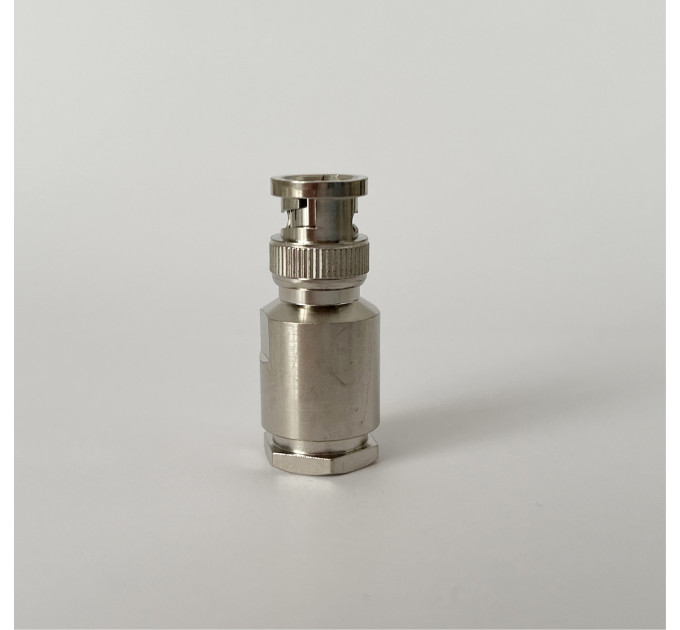 Разъем BNC-Male на кабель RG-213 под пайку