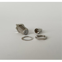 Разъем F-Female на кабель RG174 под обжим