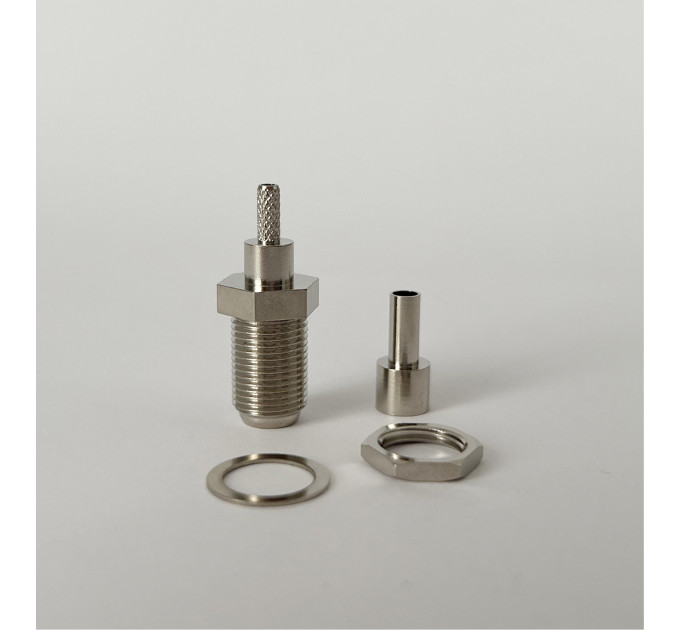 Разъем F-Female на кабель RG174 под обжим