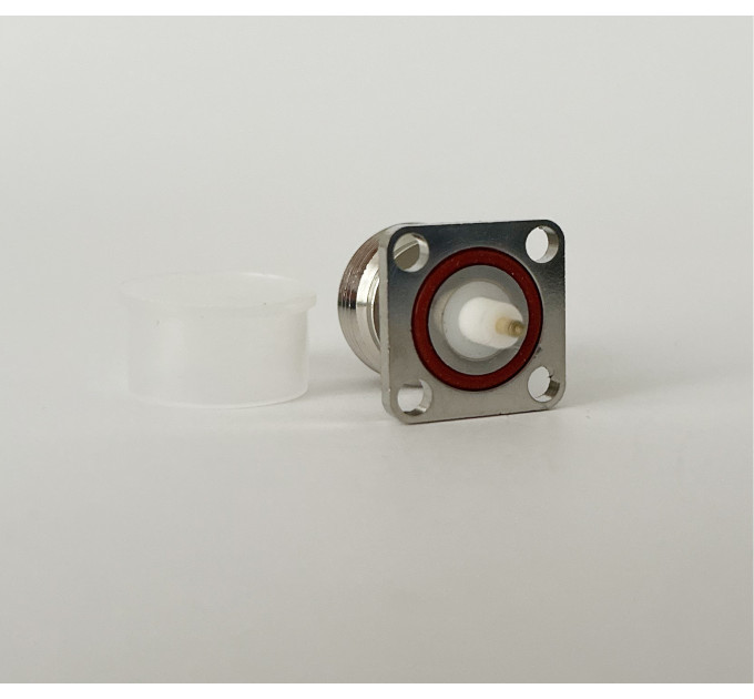 Разъем N-Type Female (мама) фланцевый 17.5*17.5