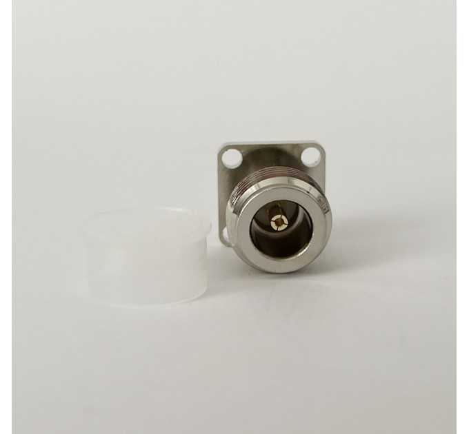 Разъем N-Type Female (мама) фланцевый 17.5*17.5