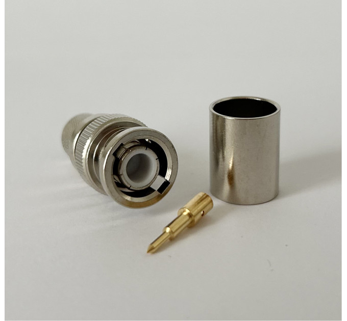 Разъем BNC-Male на кабель RG-8/LMR400 под обжим