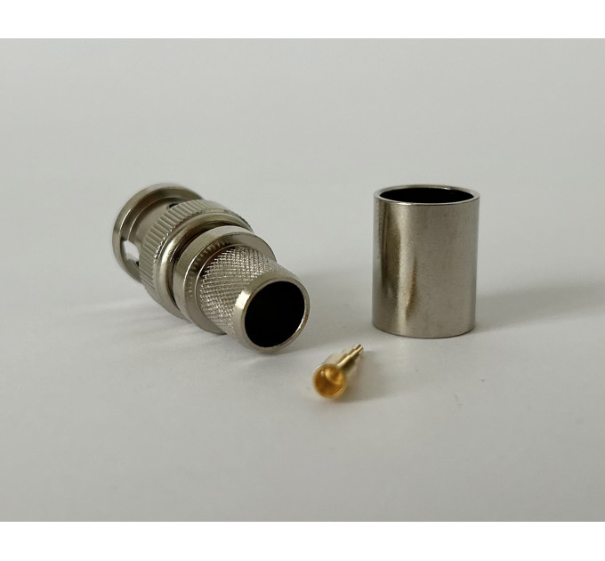 Разъем BNC-Male на кабель RG-8/LMR400 под обжим