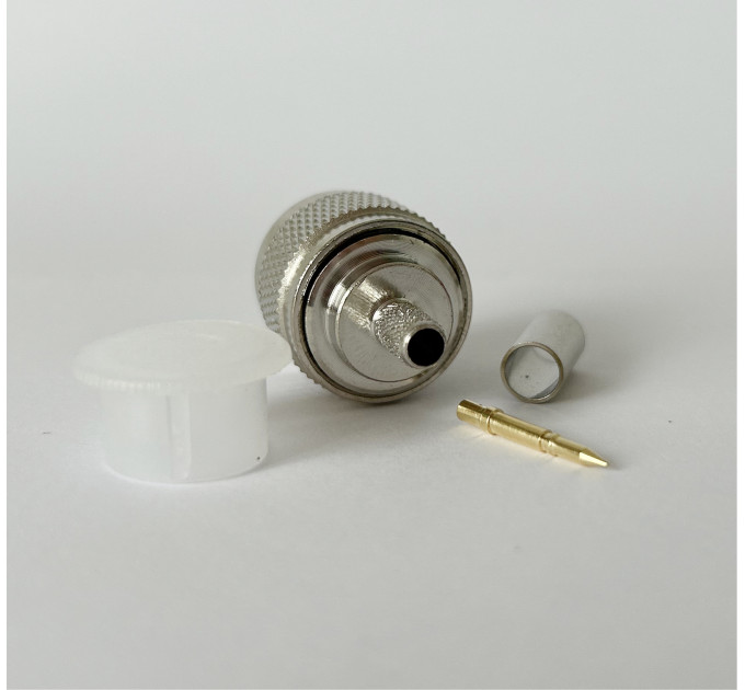 Разъем N-Type-Male на кабель RG400 под обжим