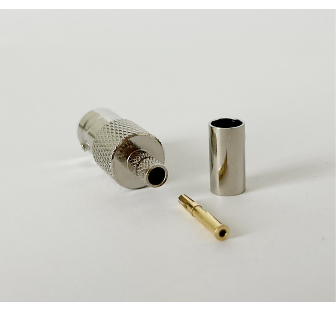 Разъем BNC Female на кабель RG-58 под обжим