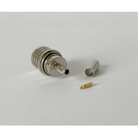 Разъем QMA-Male на кабель RG316 под обжим