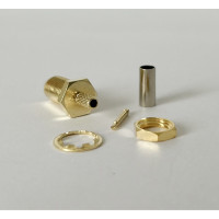 Разъем RP-SMA-Female на кабель RG316 под обжим