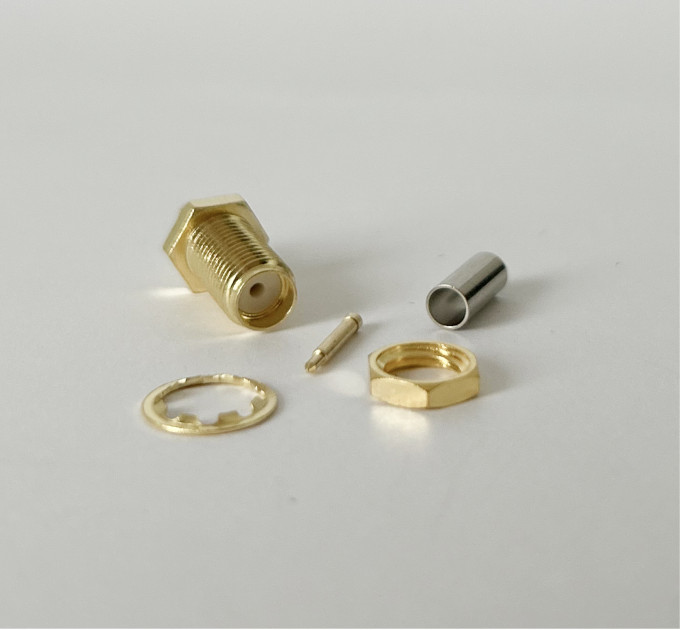 Разъем RP-SMA-Female на кабель RG316 под обжим