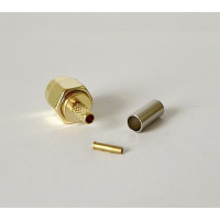 Разъем RP-SMA-Male на кабель RG223 под обжим