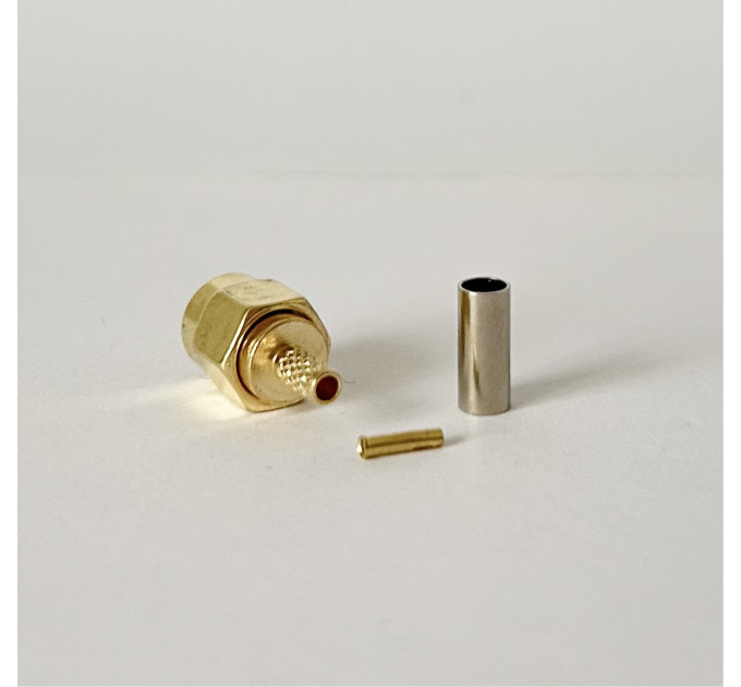 Разъем RP-SMA-Male на кабель RG316 под обжим