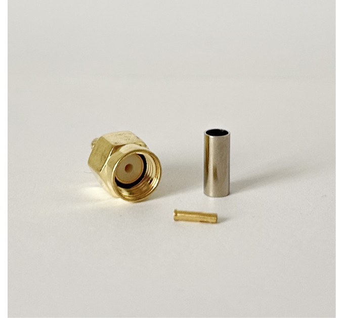 Разъем RP-SMA-Male на кабель RG316 под обжим