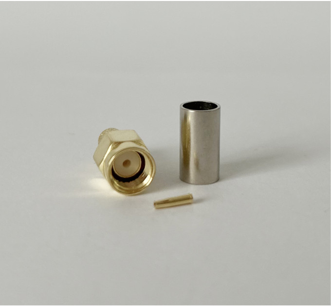 Разъем RP-SMA-Male на кабель RG400 под обжим