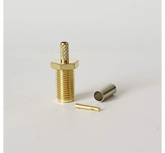 Разъем SMA-Female на кабель RG316 под обжим