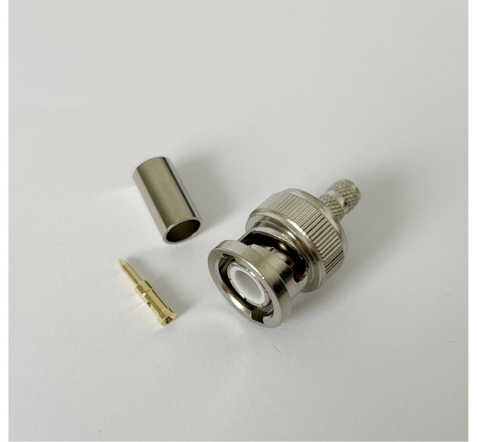 Высокочастотный разъем BNC male 6 crimp (под обжим)