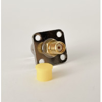 Переходник BNC-Female - SMA-Female (коннектор мама - мама) фланцевый