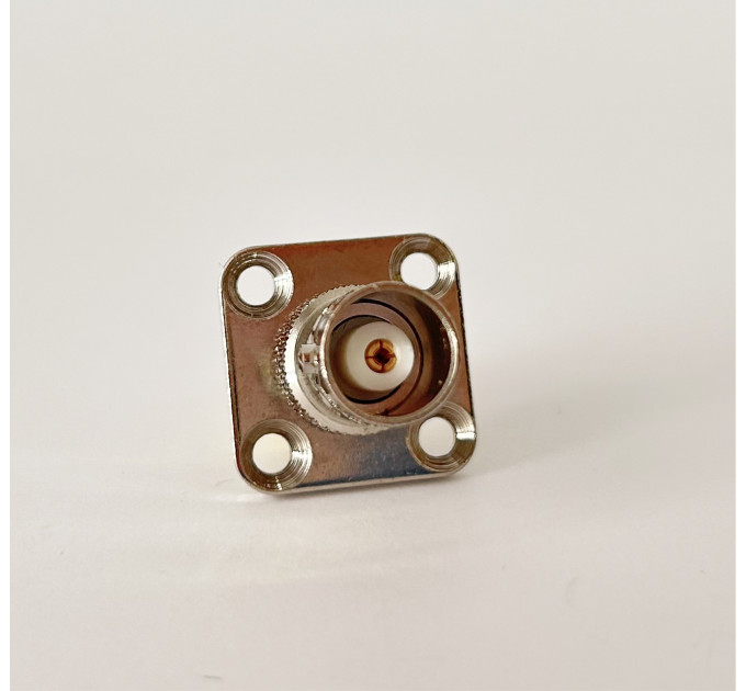 Переходник BNC-Female - SMA-Female (коннектор мама - мама) фланцевый