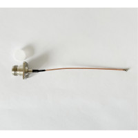 Пигтейл N-Type-Female-Flange - U.FL ВЧ кабель переходник RG178 15 см
