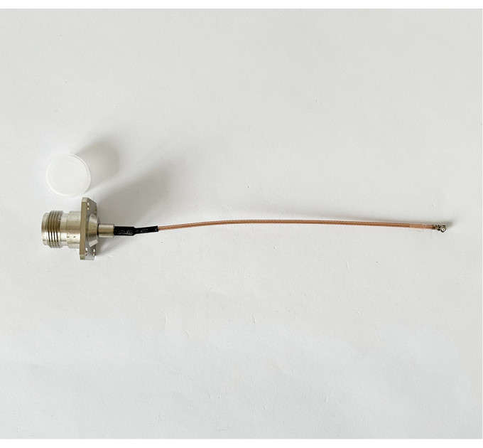 Пигтейл N-Type-Female-Flange - U.FL ВЧ кабель переходник RG178 15 см