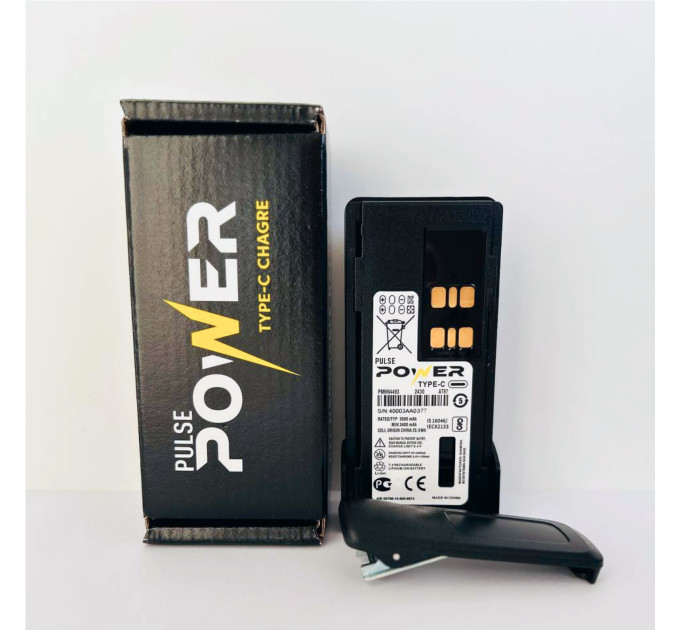 Батарея для рацій Моторола з Type-C на 3500 mAh для DP4400e, DP4401e, DP4800e, DP4801e