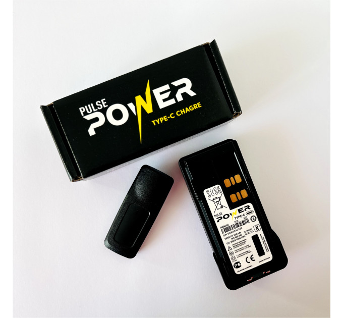 Акумулятор ємністю 5000 mAh для рації Моторола з Type-C для DP4400e, DP4401e, DP4800e, DP4801e.