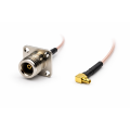 Пигтейл N-Type-Female-Flange - U.FL ВЧ кабель переходник RG178 25 см