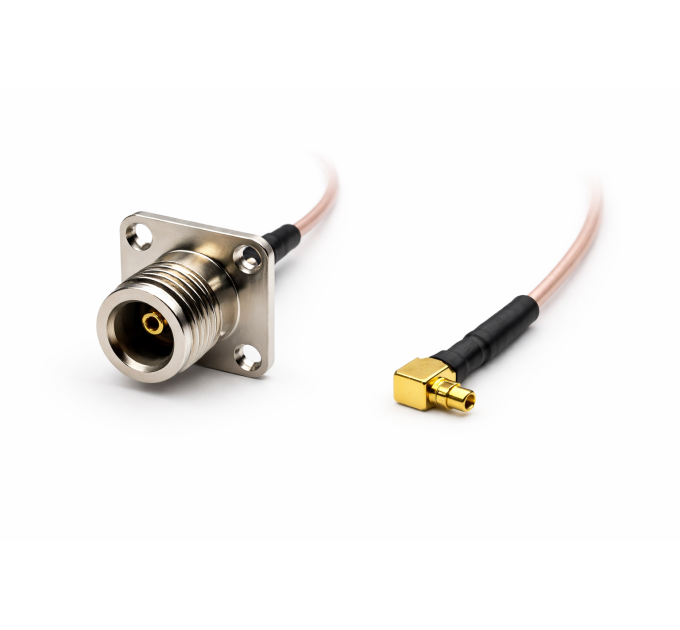 Пигтейл N-Type-Female-Flange - U.FL ВЧ кабель переходник RG178 25 см Пигтейл N-Type-Female-Flange - U.FL ВЧ кабель переходник RG178 25 см