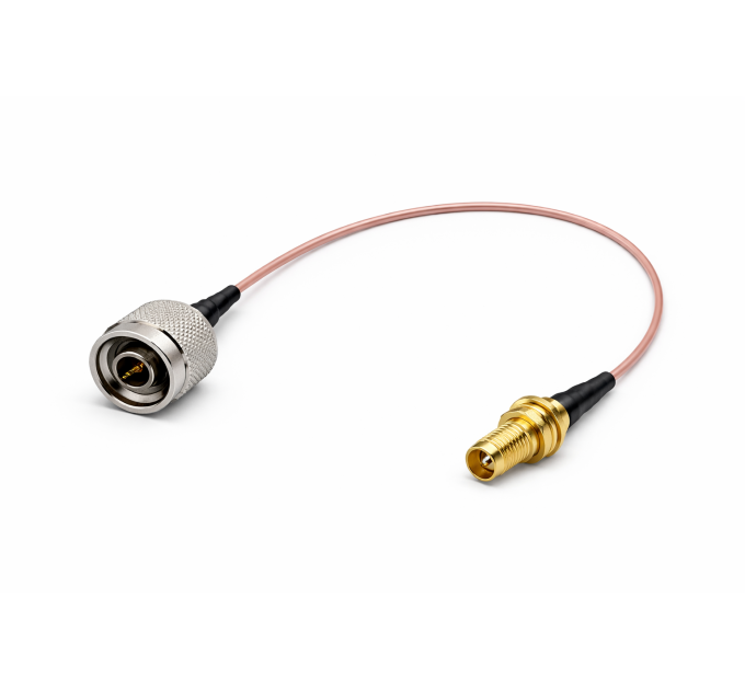 Пигтейл N-Type-Male - RP-SMA-Female ВЧ кабель переходник RG316 длинна 30 см