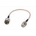 Пигтейл N-Type-Male - UHF-Female ВЧ кабель переходник RG316 длинна 30 см