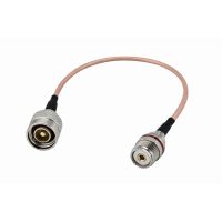 Пигтейл N-Type-Male - UHF-Female ВЧ кабель переходник RG316 длинна 30 см