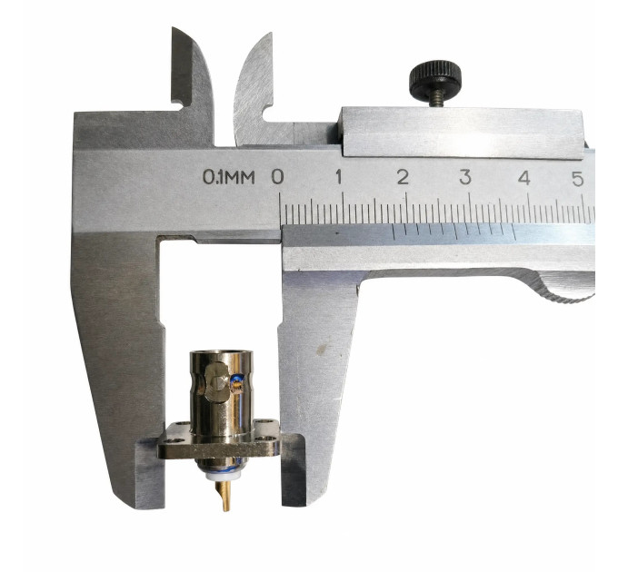 Фланцевое гнездо BNC Female flange крепления на 4 отверстия под винты и пайку