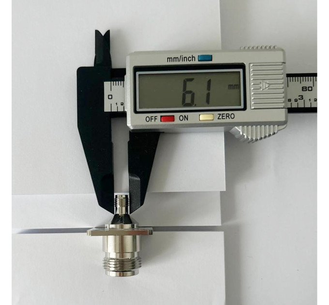 Перехідник N-Type-Female - SMA-Female (конектор мама - мама) фланцевий