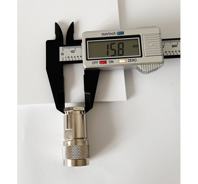 Роз'єм N-Type-Male на кабель RG-213 під пайку