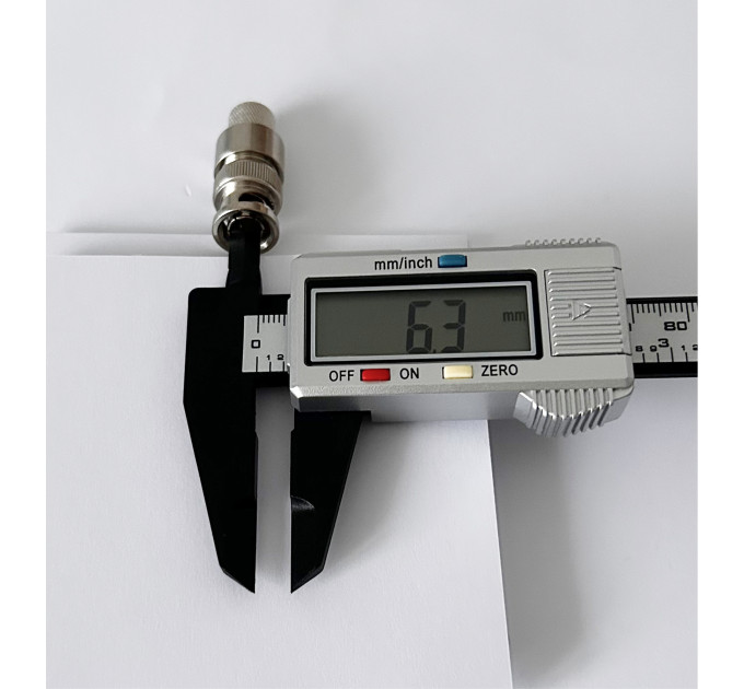 Роз'єм BNC-Male на кабель RG-8/LMR400 під обтиск