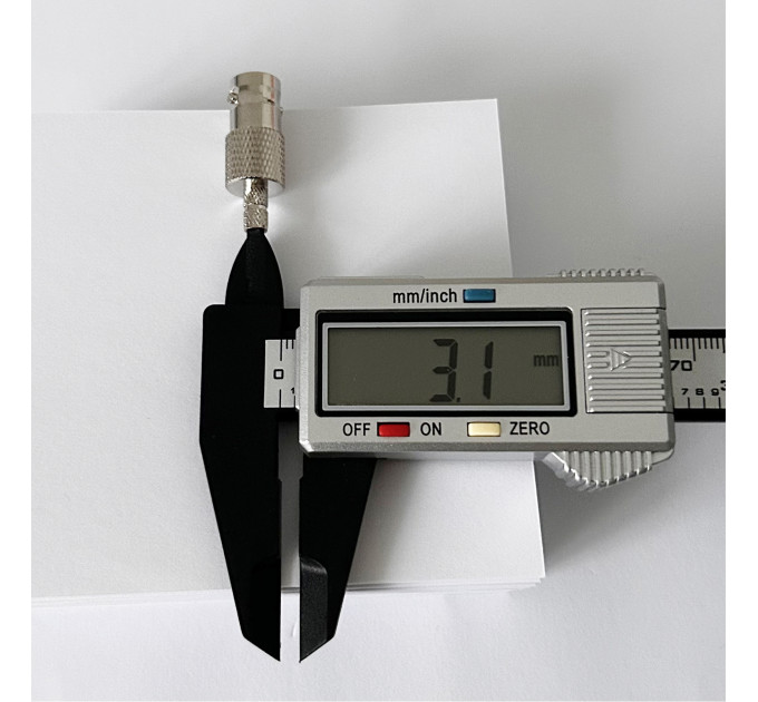 Роз'єм BNC Female на кабель RG-58 під обтиск