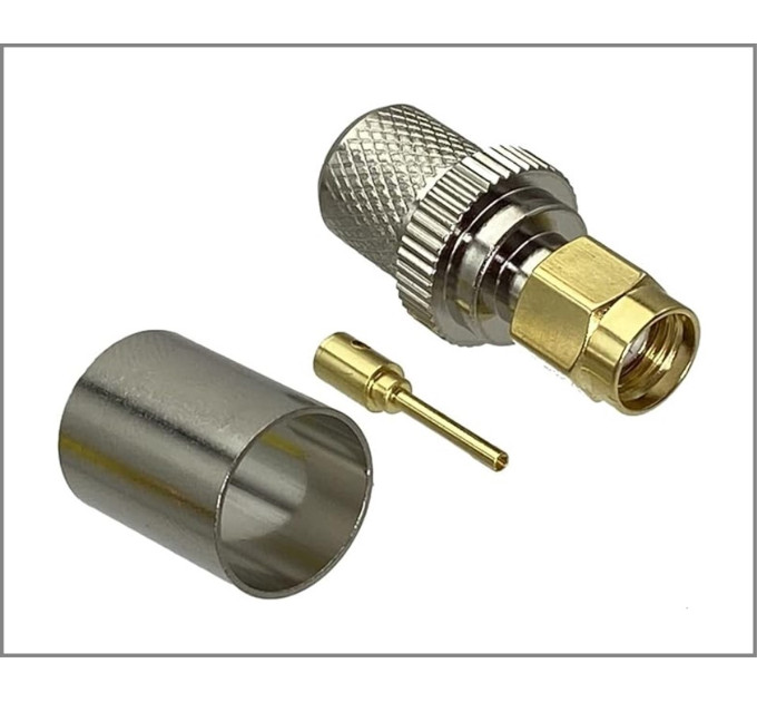 Роз'єм SMA-male на кабель 5D-FB Роз'єм SMA-male на кабель 5D-FB