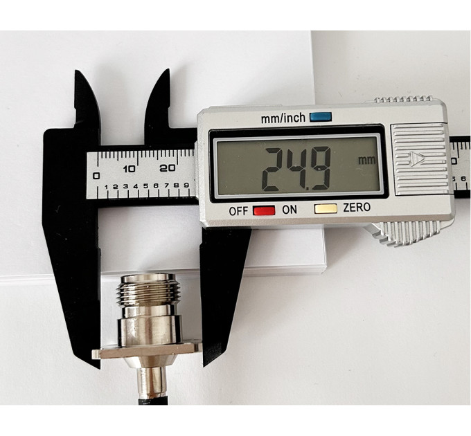 Пігтейл SMA Male - N-Type-Female Flange ВЧ кабель перехідник RG400 довжина 30 см