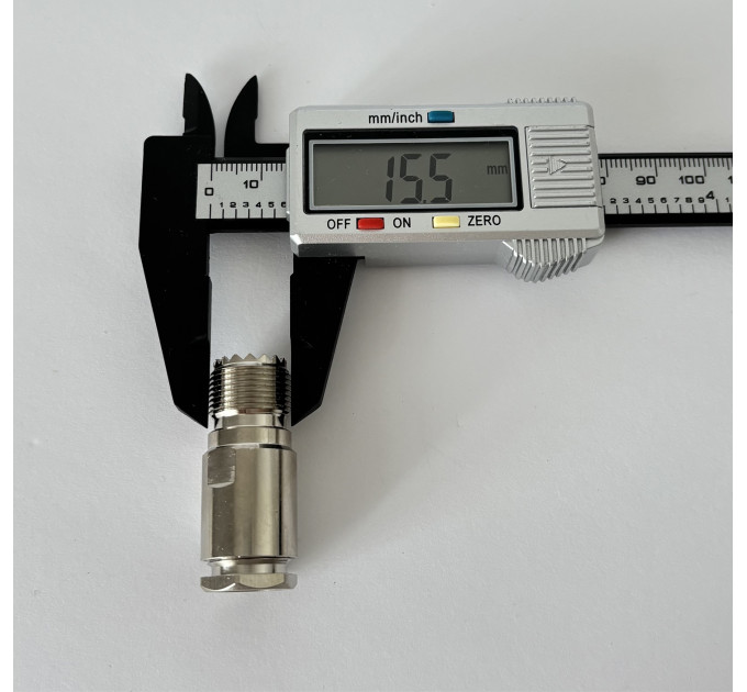 Роз'єм UHF-Female на кабель RG-213 під пайку