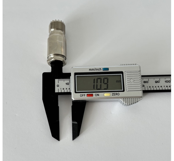 Роз'єм UHF-Female на кабель RG-213 під пайку