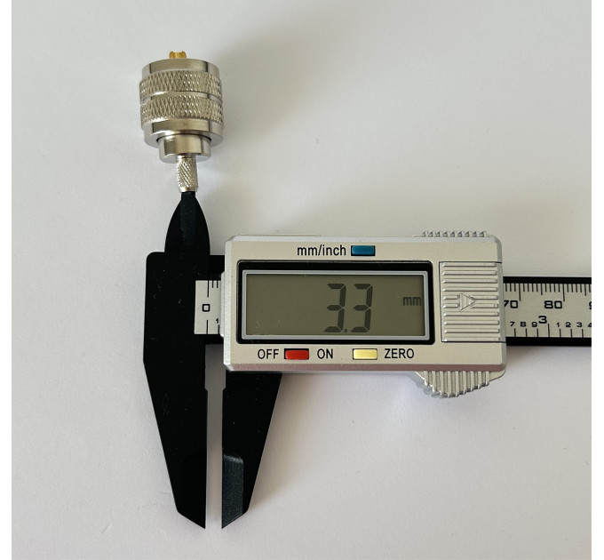 Разъем UHF-Male (PL259) на кабель RG400 под обжим