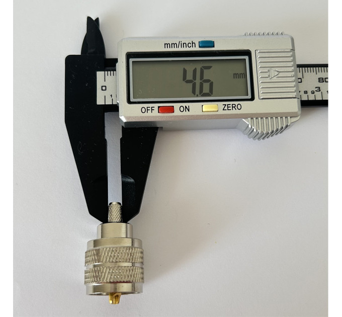 Разъем UHF-Male (PL259) на кабель RG400 под обжим