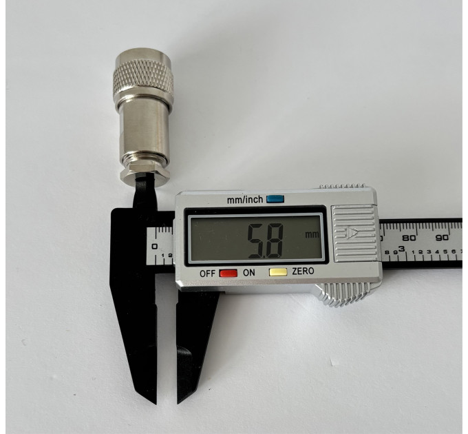 Роз'єм UHF-Male (PL259) на кабель RG-58 під пайку