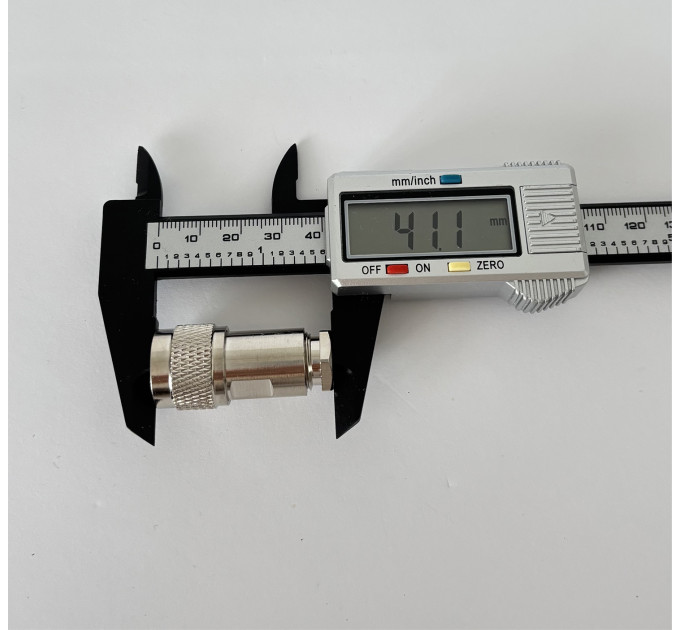 Роз'єм UHF-Male (PL259) на кабель RG-58 під пайку