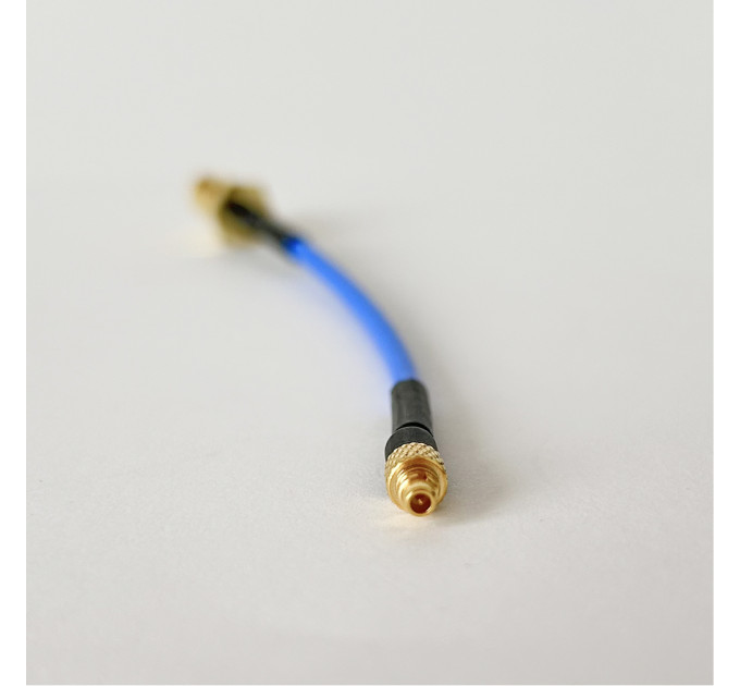 Пигтейл MMCX-Male - SMA-Female ВЧ кабель переходник ss405 10 см