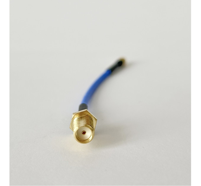 Пигтейл MMCX-Male - SMA-Female ВЧ кабель переходник ss405 10 см