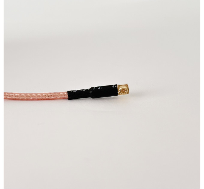 Пігтейл N-Type-Female-Flange - MMCX-Male ВЧ кабель перехідник RG316 довжина 15 см кутовий