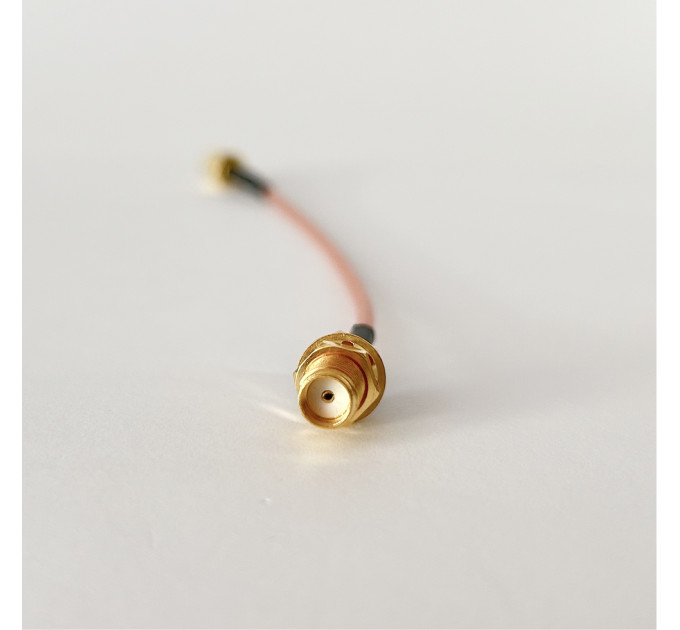 Пигтейл SMA-Male - SMA Female ВЧ кабель переходник RG316 длинна 15 см